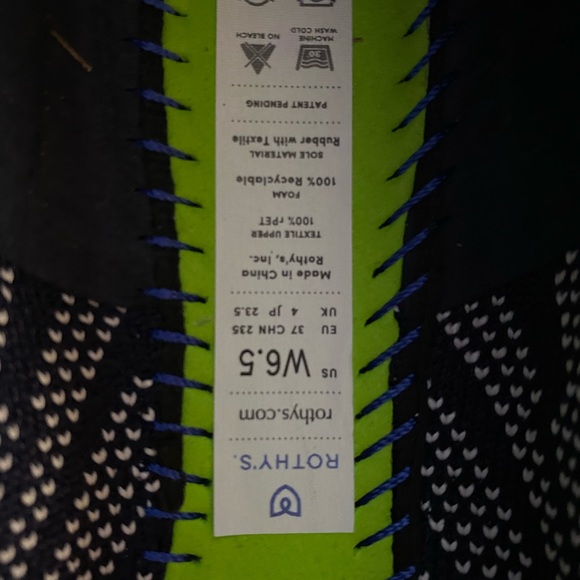 {Rothy’s} NIB Indigo Houndstooth Points size 6.5 - Picture 7 of 8